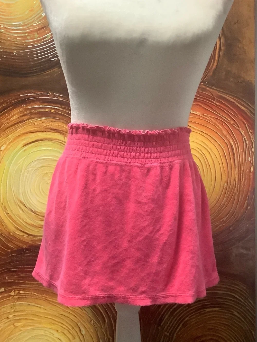 Juicy Couture 90s Zip-Up Velour Jacket Terry Mini Skirt